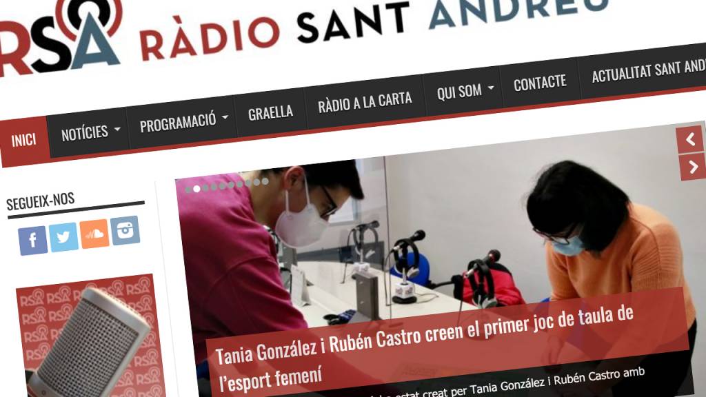 Entrevista en Radio Sant Andreu sobre El Juego de Deporte Femenino